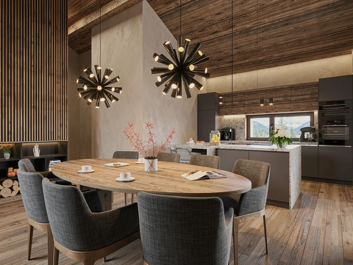 Im Zentrum von Crans-Montana, 6,5-Zimmer-Chalet mit hohem Standard - Foto 3 von 13
