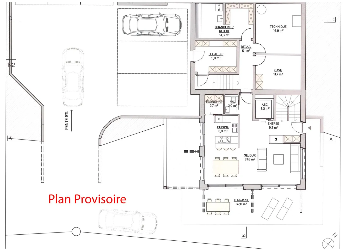 Lussuoso Chalet 4,5 locali a Crans-Montana su progetto (con autorizzazione alla costruzione) - Foto 9 di 10