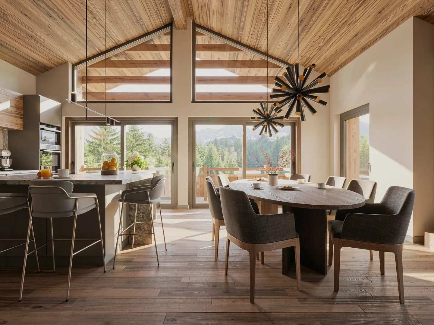 Im Zentrum von Crans-Montana, 6,5-Zimmer-Chalet mit hohem Standard - Foto 1 von 13