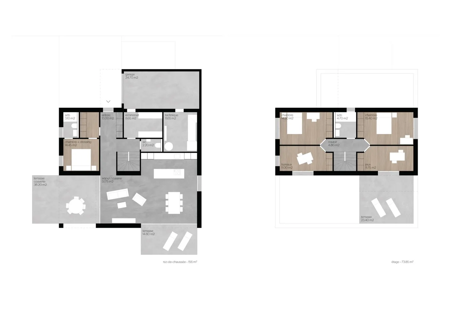 Villa contemporaine de 6.5 pièces à Saint-Léonard - Photo 5 sur 7