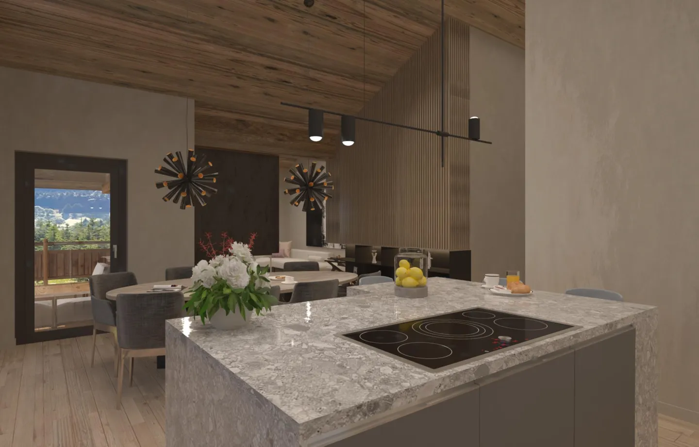 Nel centro di Crans-Montana, Chalet di 6,5 locali di alto standing - Foto 4 di 13