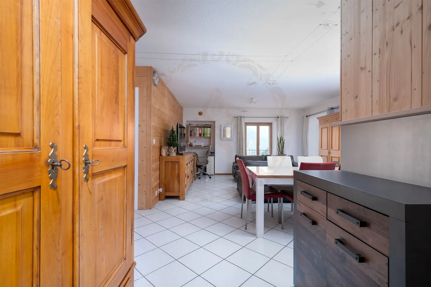 Il paradiso degli escursionisti - appartamento di 3,5 locali con balcone sopra Lavey-les-Bains - Foto 4 di 13