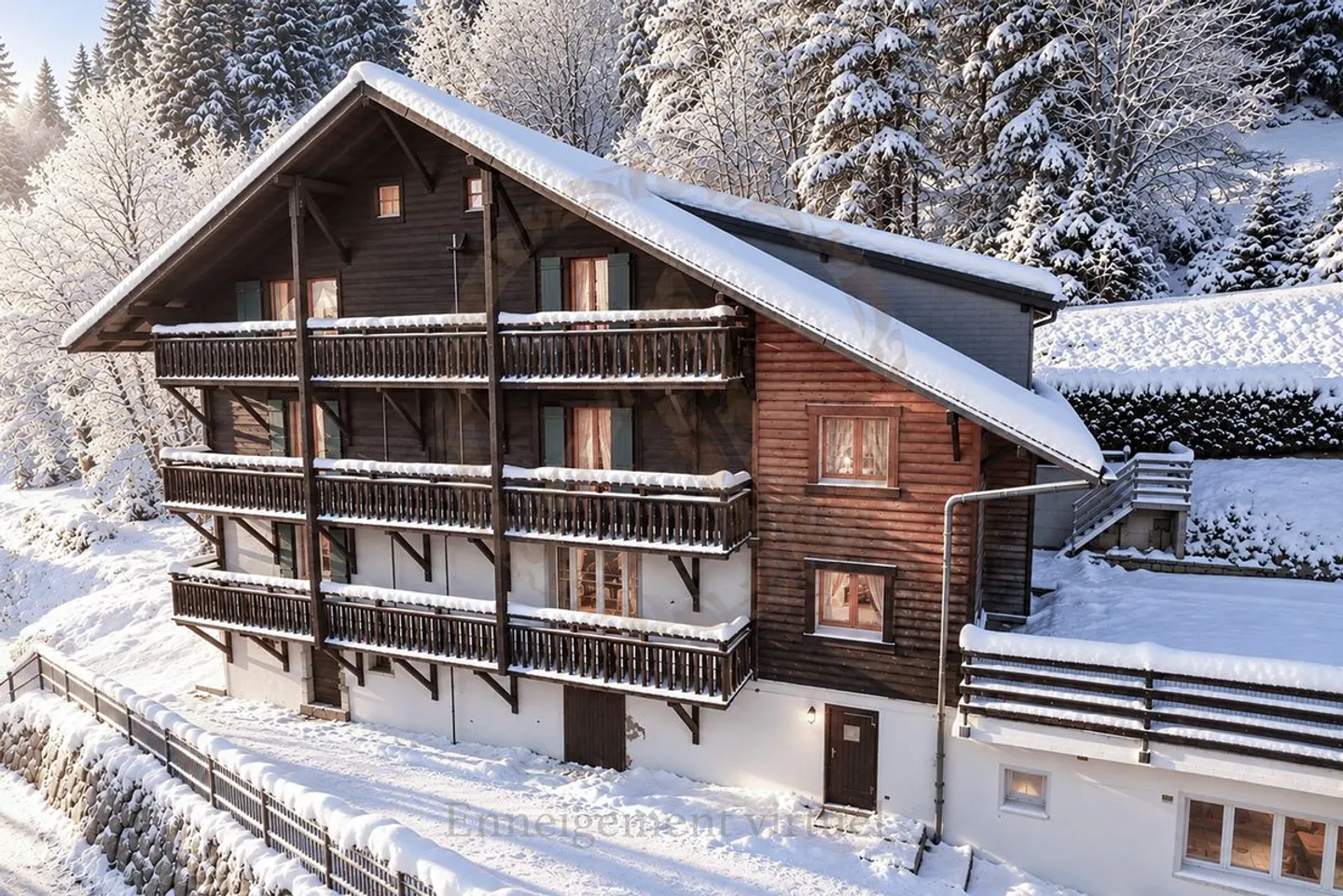 Morgins - Großes Chalet, bis zu 70 Personen, tausend Möglichkeiten! - Foto 2 von 13