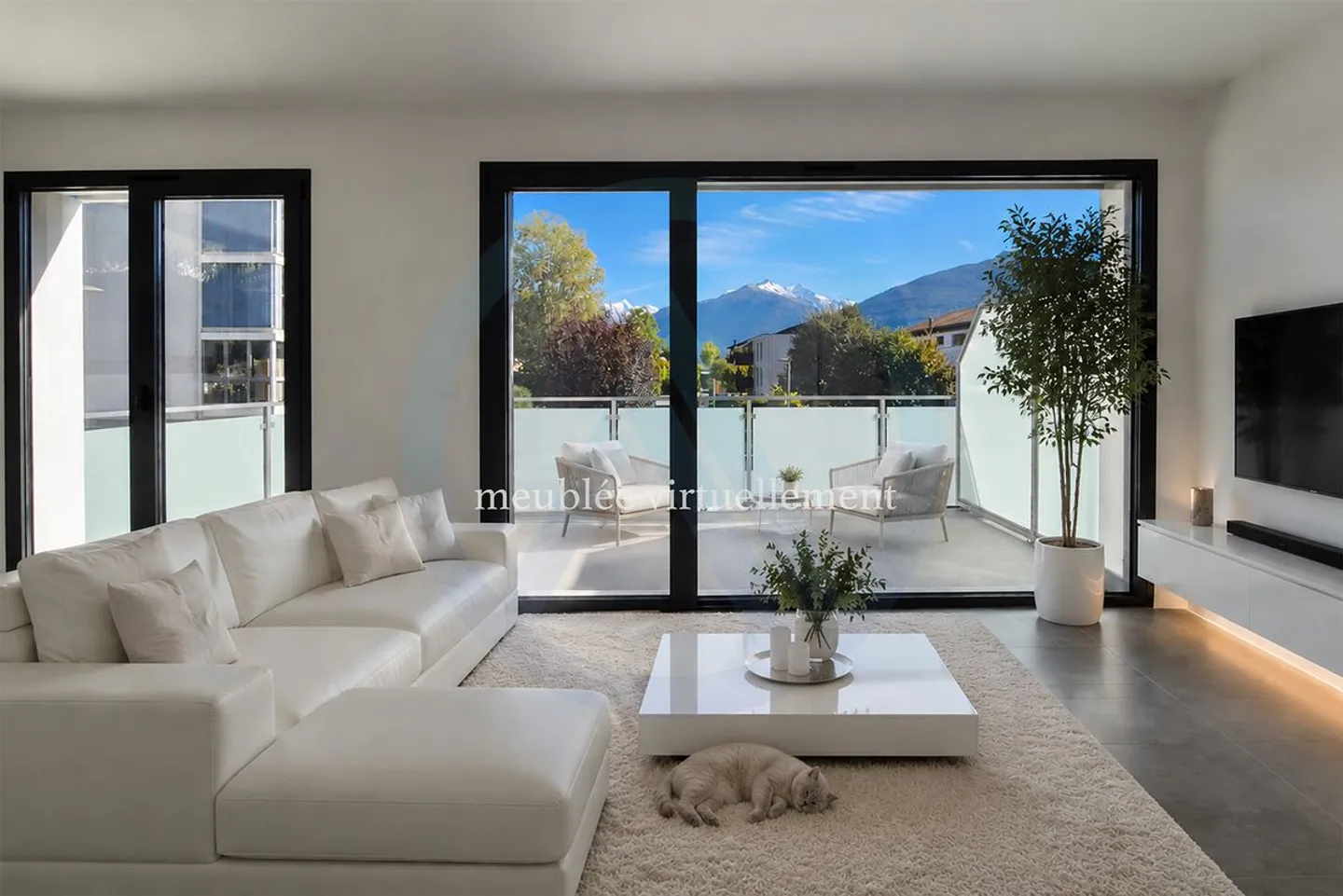 Superbe appartement neuf avec une vue sur les montagnes dans les hauteurs de Sion - Foto 1 von 13