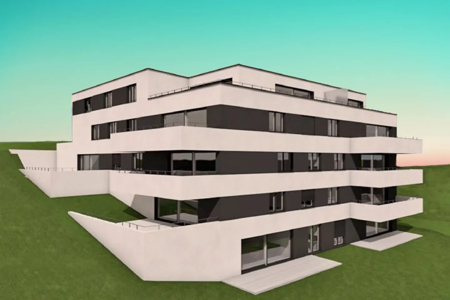 Neuchâtel - Superbo appartamento 3.5 locali Minergie-P con balcone e finiture di alta gamma appartamento E - Foto 1 di 7