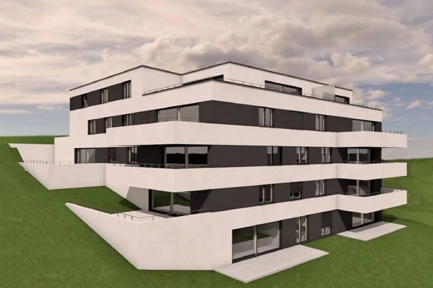 Neuchâtel - Superbo appartamento 3.5 locali Minergie-P con balcone e finiture di alta gamma Appartamento C - Foto 1 di 7