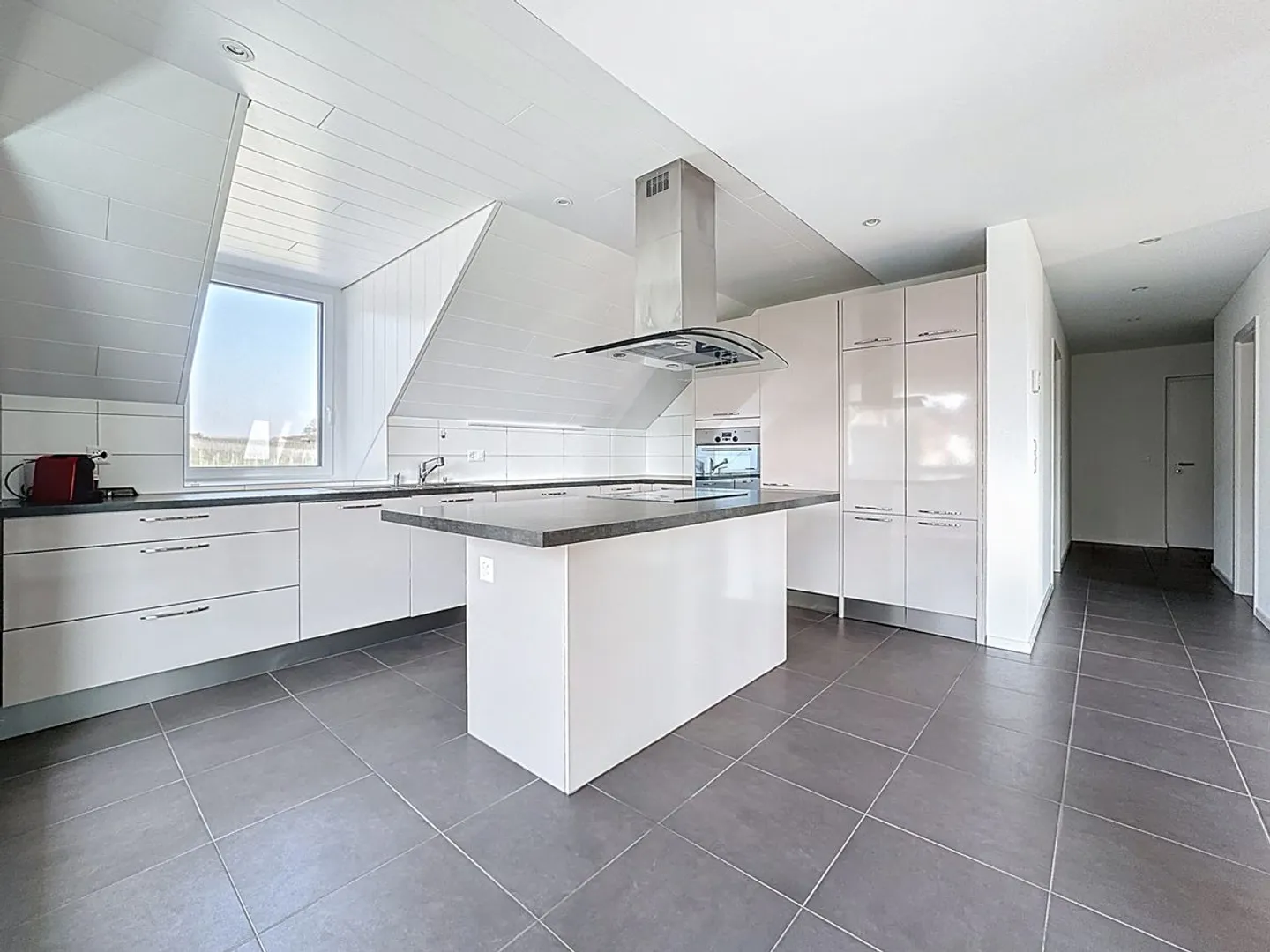 Duplex 4.5 rooms on the top floor with spectacular view of Lake Geneva, the Alps, and the vineyards - Photo 4 of 11