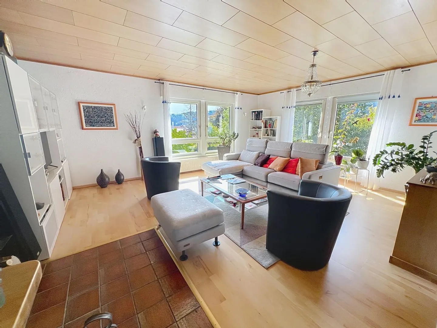 Villa familiare con 2 appartamenti di 4.5 e 3.5 - 2 studi, un laboratorio e grande appezzamento - Foto 3 di 13