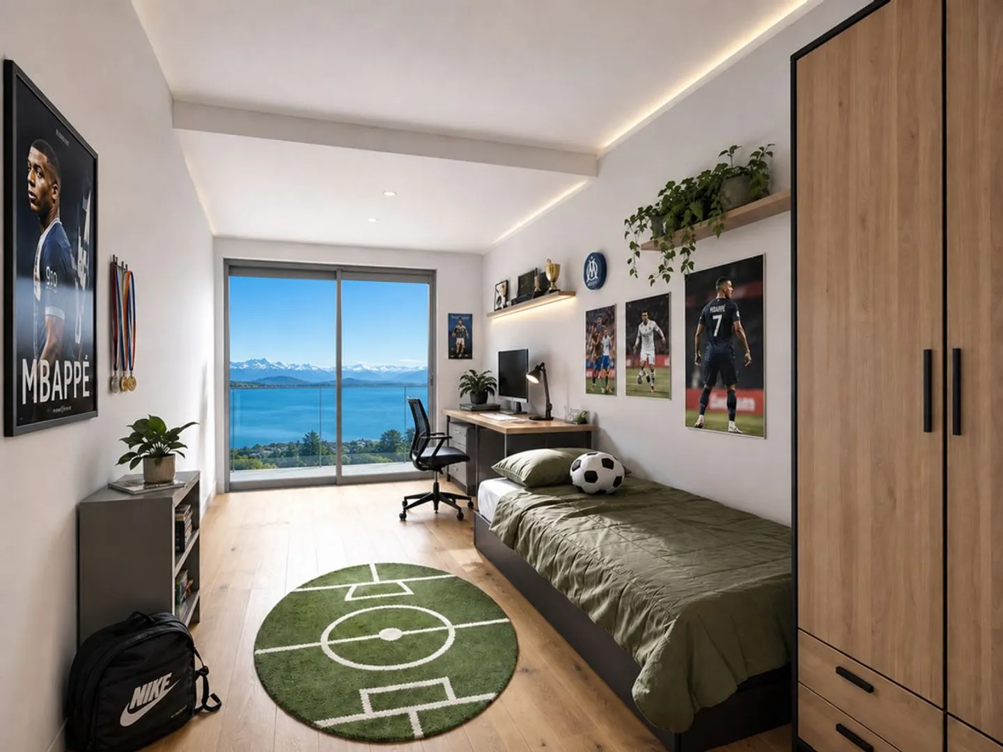 New 3.5-room apartment with panoramic lake view - Photo 5 of 5