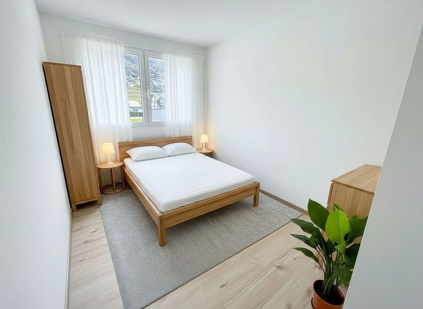 Light-flooded penthouse with large terrace and lake view - Cheyres - Photo 7 of 11