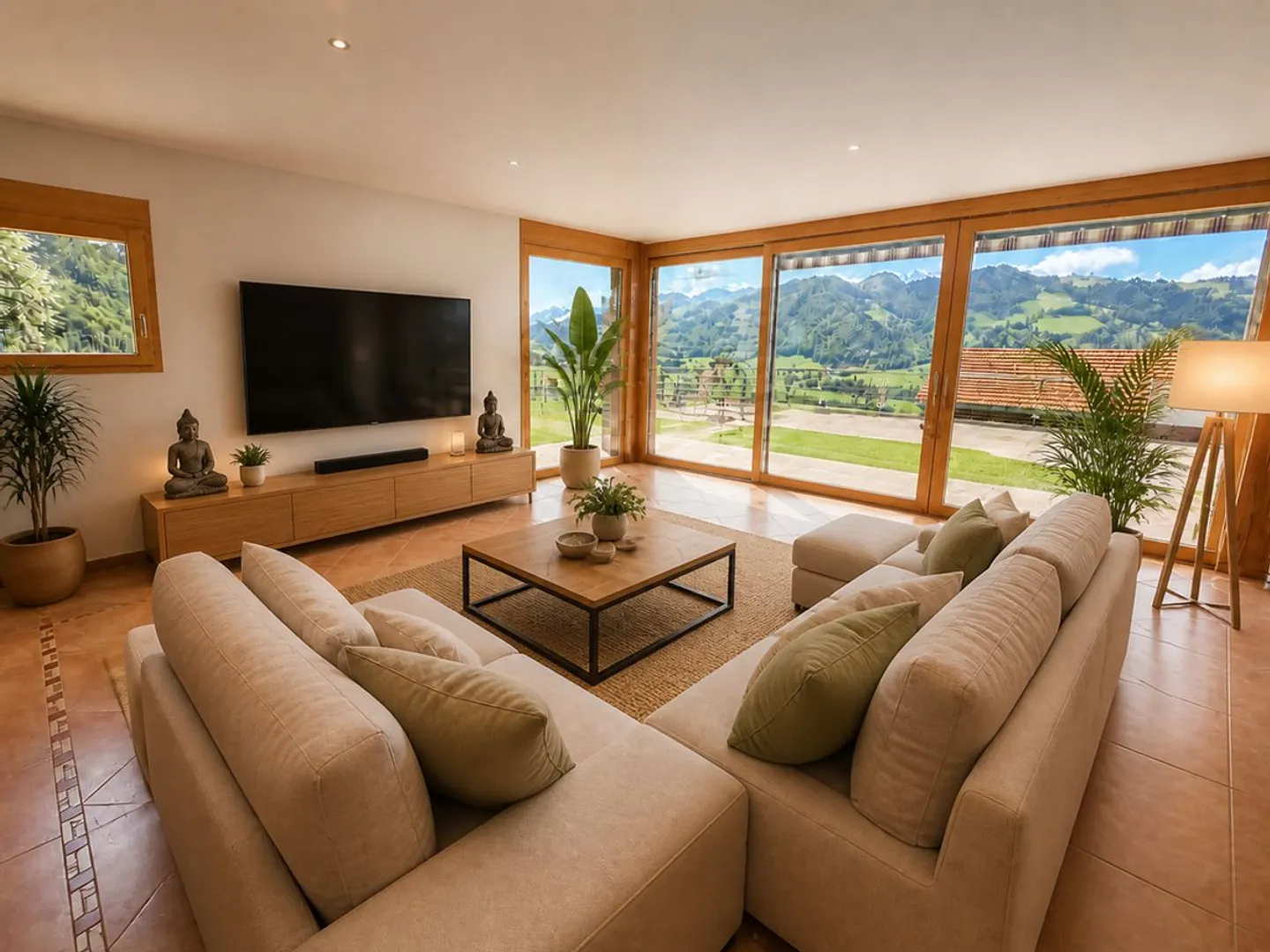 PROPRIÉTÉ D'EXCEPTION AVEC ESPACE WELLNESS PRIVATIF ET VUE PANORAMIQUE SUR LES PRÉALPES - Foto 12 di 13