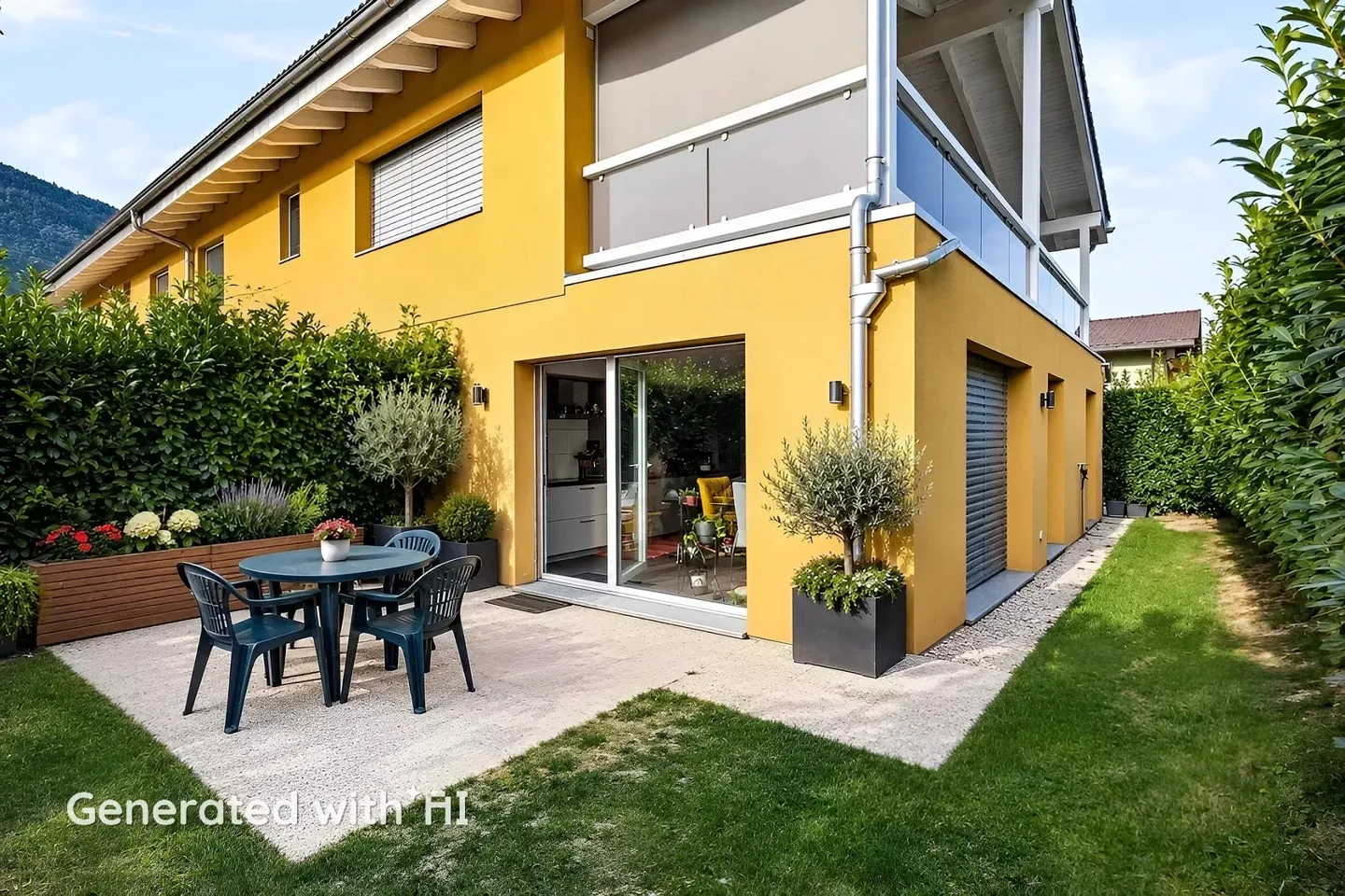 3,5-Zimmer-Wohnung mit privatem Garten in Grône - Foto 2 von 11