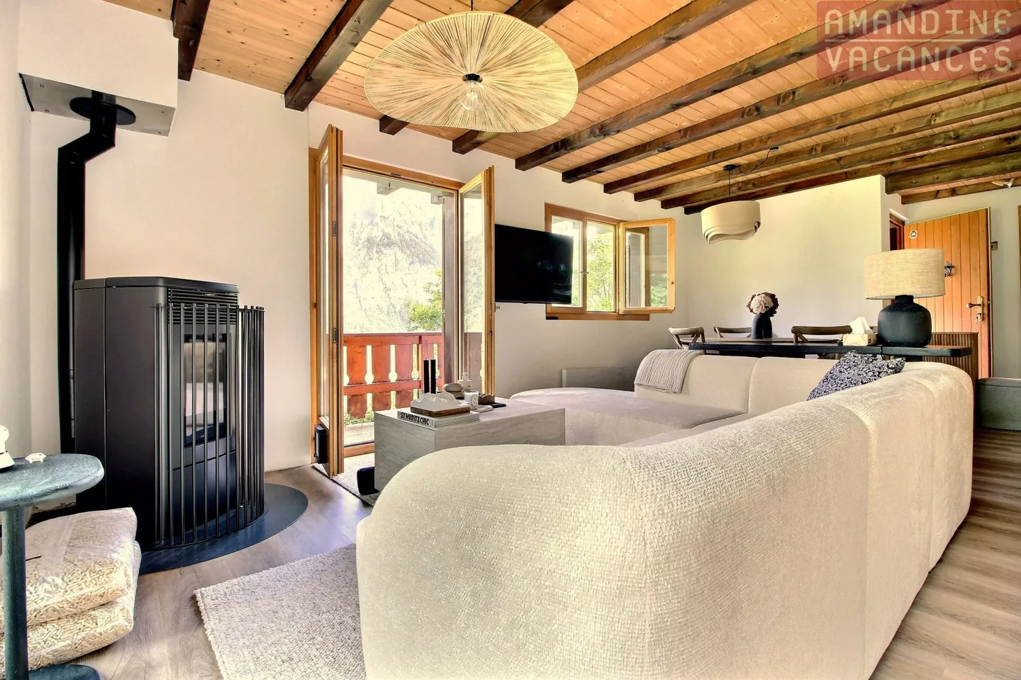 A louer à l'année chalet de 3 chambres meublé - Foto 4 von 13