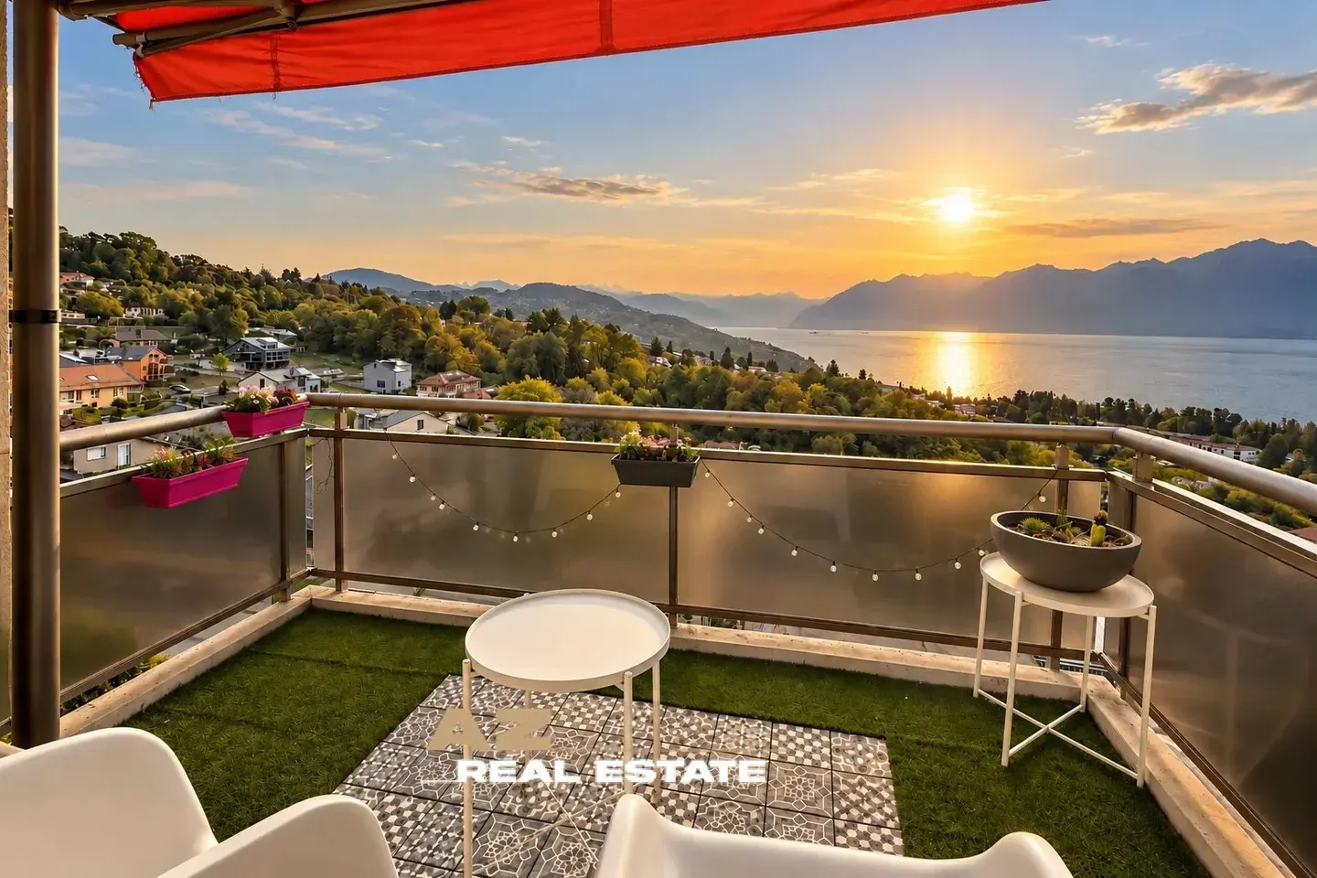 Panoramic view of Lake Geneva for this 3.5-room apartment in Belmont-sur-Lausanne - Photo 1 of 13