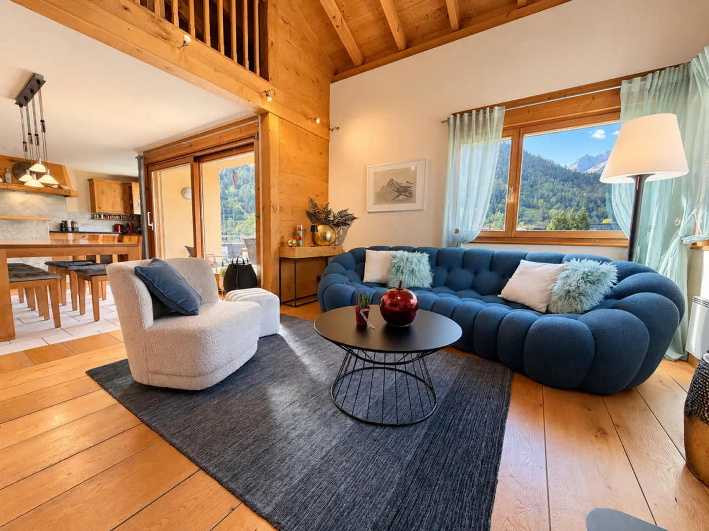PENTHOUSE DUPLEX OF 6.5 ROOMS WITH UNOBSTRUCTED VIEW IN ORSIÈRES - Photo 1 of 11