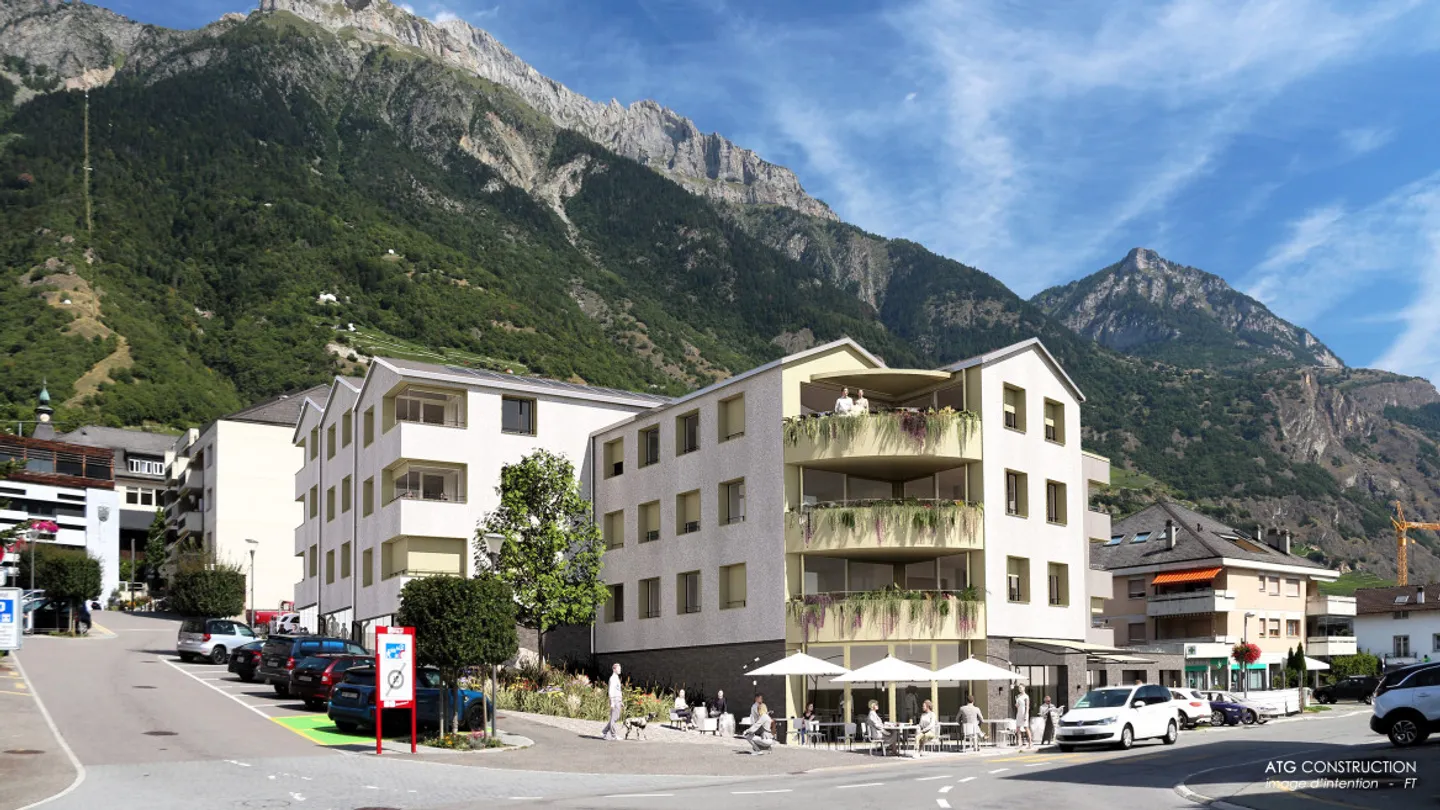 2.5 STANZE CON LOGGIA PANORAMICA - INSULA NEL CUORE DI FULLY! - Foto 3 di 6