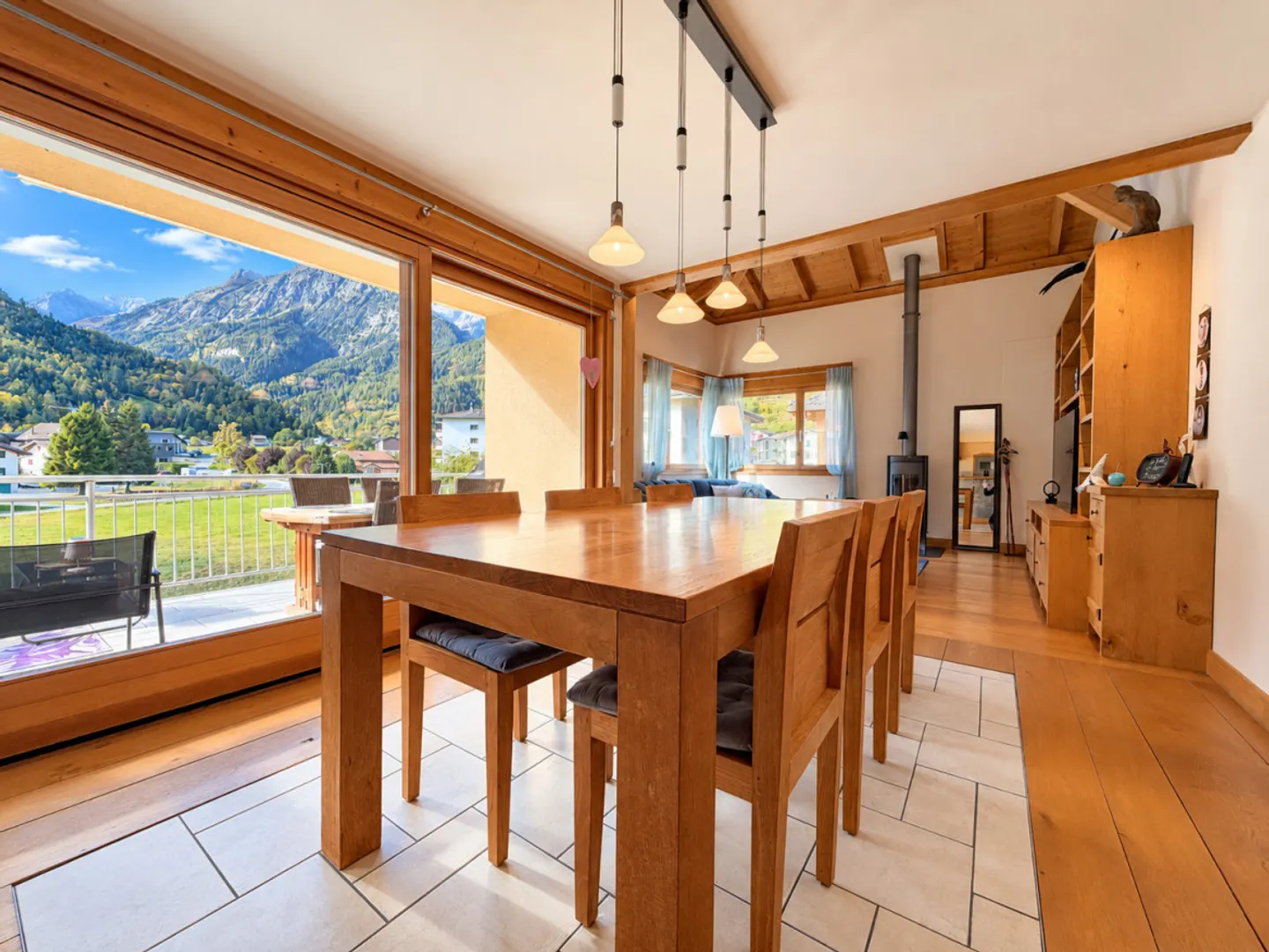 PENTHOUSE DUPLEX OF 6.5 ROOMS WITH UNOBSTRUCTED VIEW IN ORSIÈRES - Photo 3 of 11