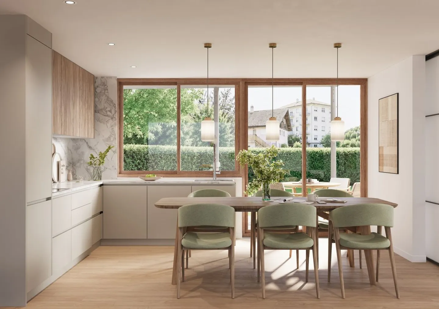 MAPLE 11 · New high-end PPE · 1st floor 4.5 rooms · 108.8 m² + 2 covered balconies 20.7 m² - Photo 5 of 13