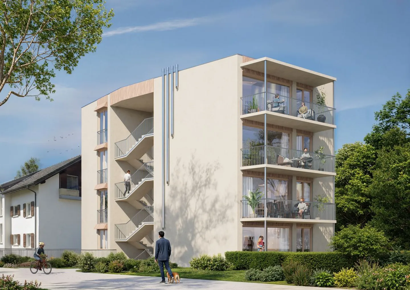 MAPLE 11 · New high-end PPE · Garden level 4.5 rooms · 108.8 m² · garden 138.7 m² + 2 terraces - Photo 2 of 13
