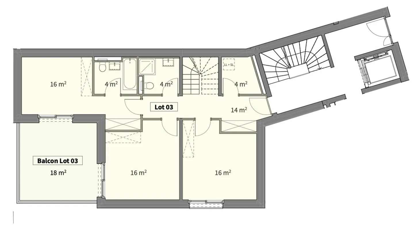 New 4.5 room duplex - Saint-Cergue - Sale authorized to foreigners - Photo 8 of 9