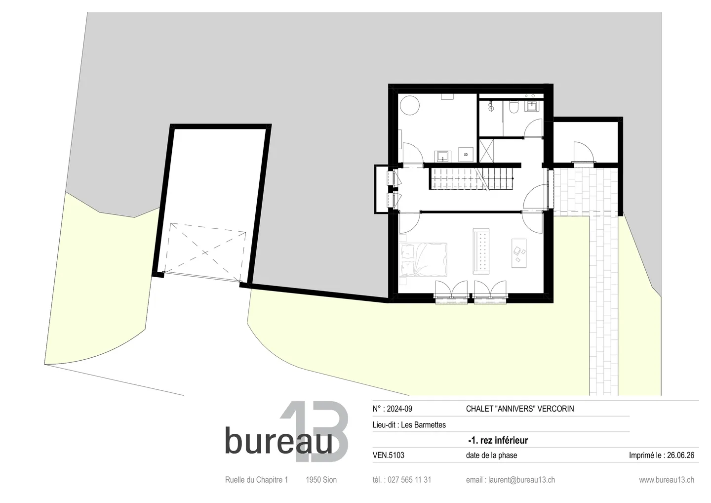 Vercorin - Chalet Anniviers con garage-box, inizio dei lavori maggio 2025 - Foto 13 di 13