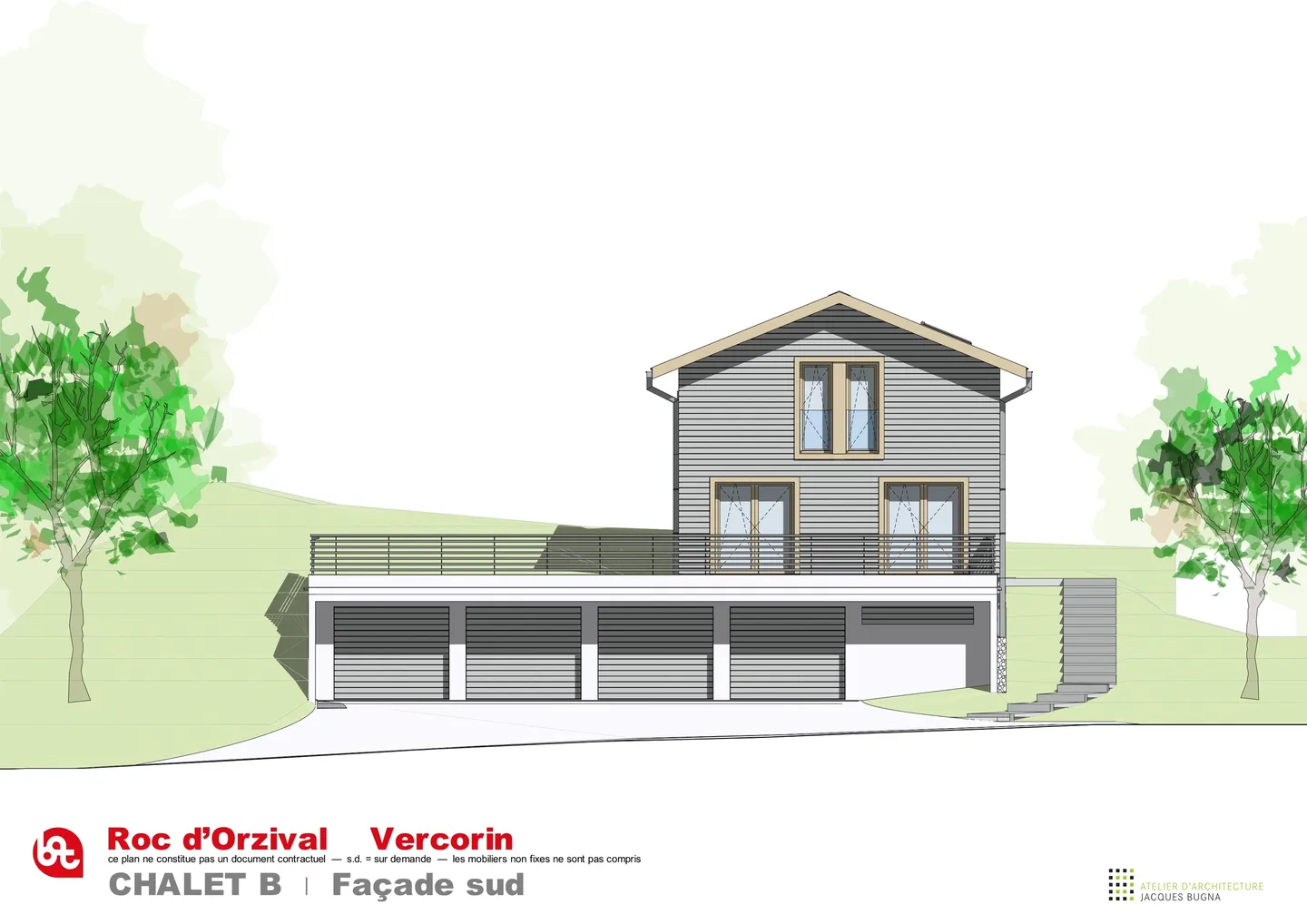 Vercorin - "Roc d'Orzival B" | Due chalet in residenza principale con garage-box - Lavori a partire da maggio 2025 - Foto 6 di 9