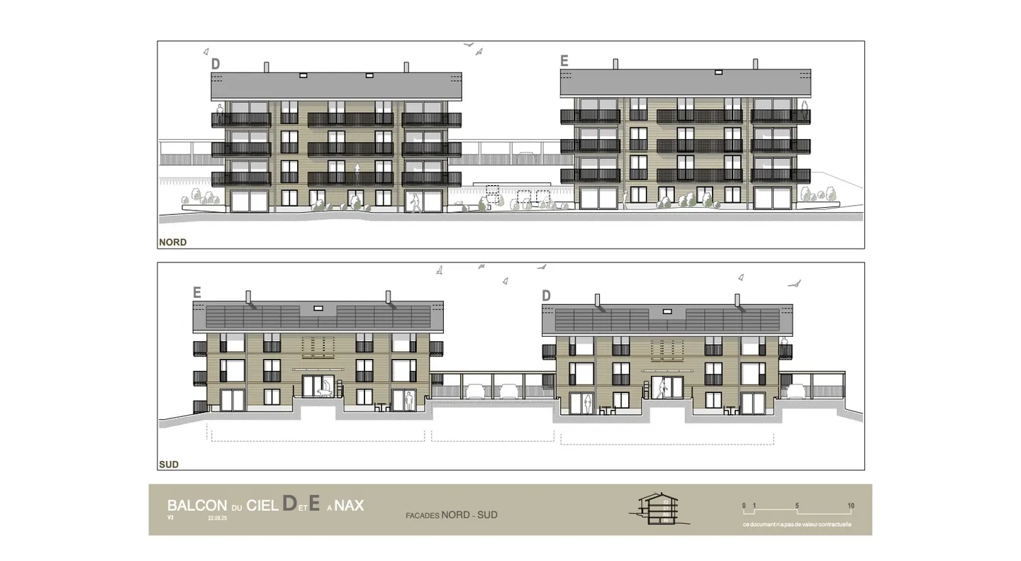 Balcon du Ciel in Nax - Hauptwohnungen vom Studio bis 4 Zimmer, Baubeginn im Frühjahr 2025 - Foto 5 von 13