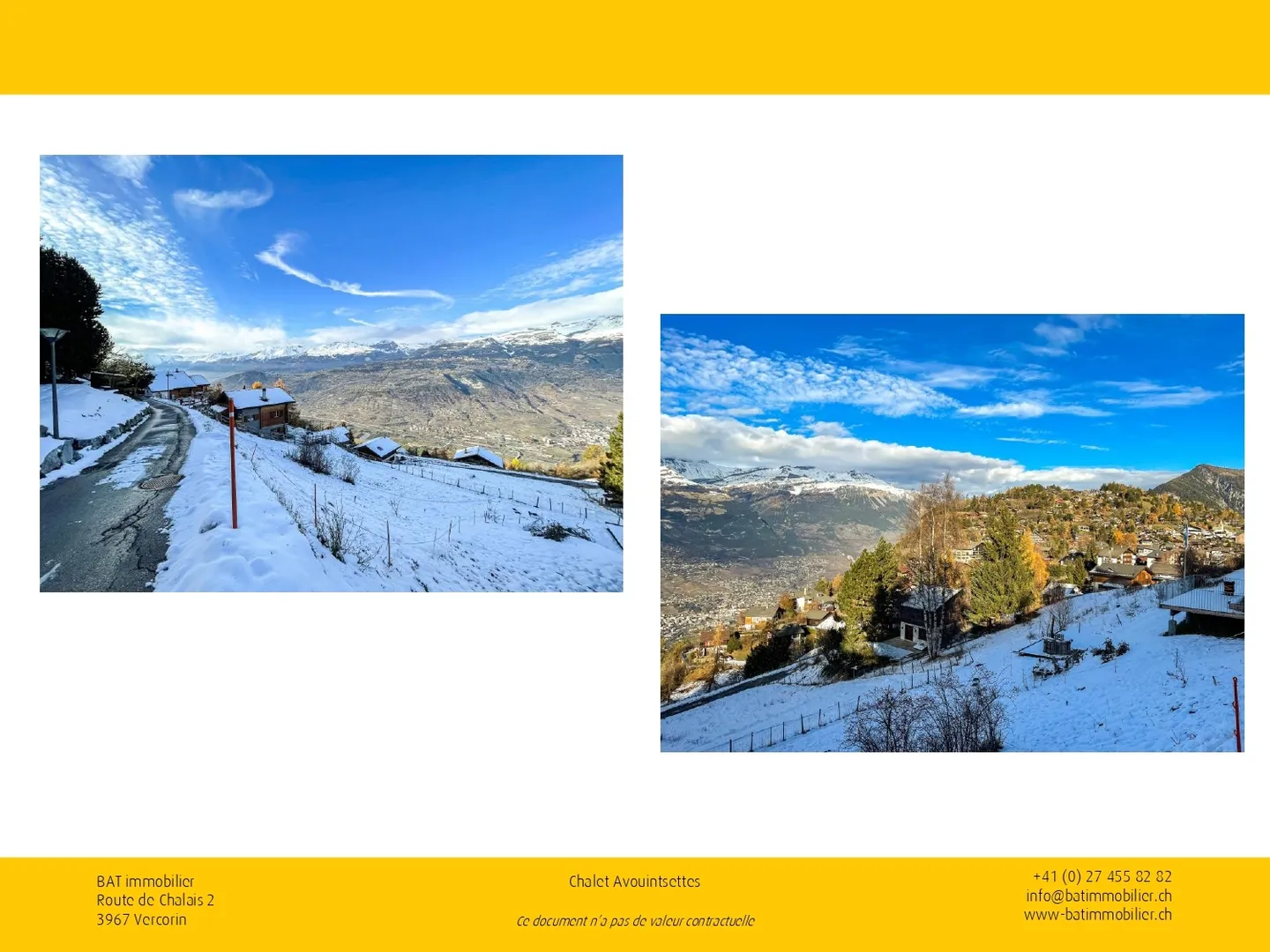 Vercorin - Chalet Avouintsettes - mit Baugenehmigung - Foto 9 von 10
