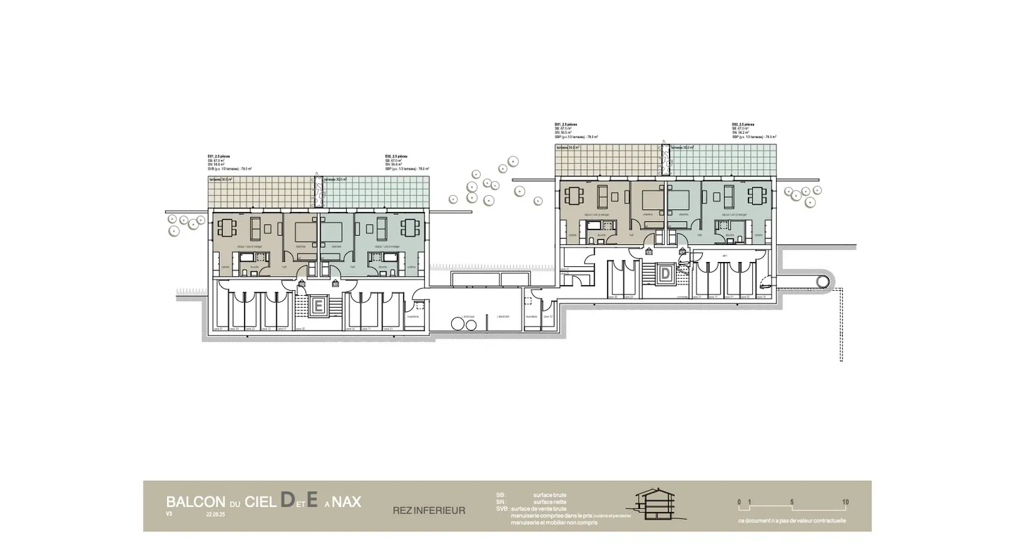 Balcon du Ciel in Nax - Hauptwohnungen vom Studio bis 4 Zimmer, Baubeginn im Frühjahr 2025 - Foto 6 von 13