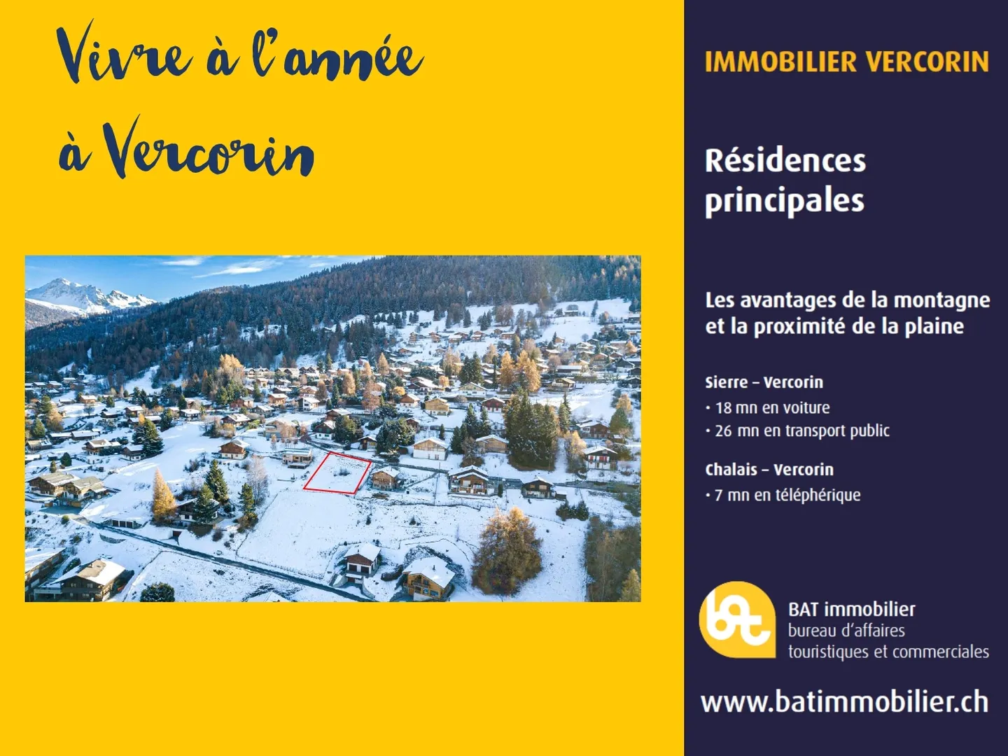 Vercorin - Chalet Avouintsettes - mit Baugenehmigung - Foto 2 von 10
