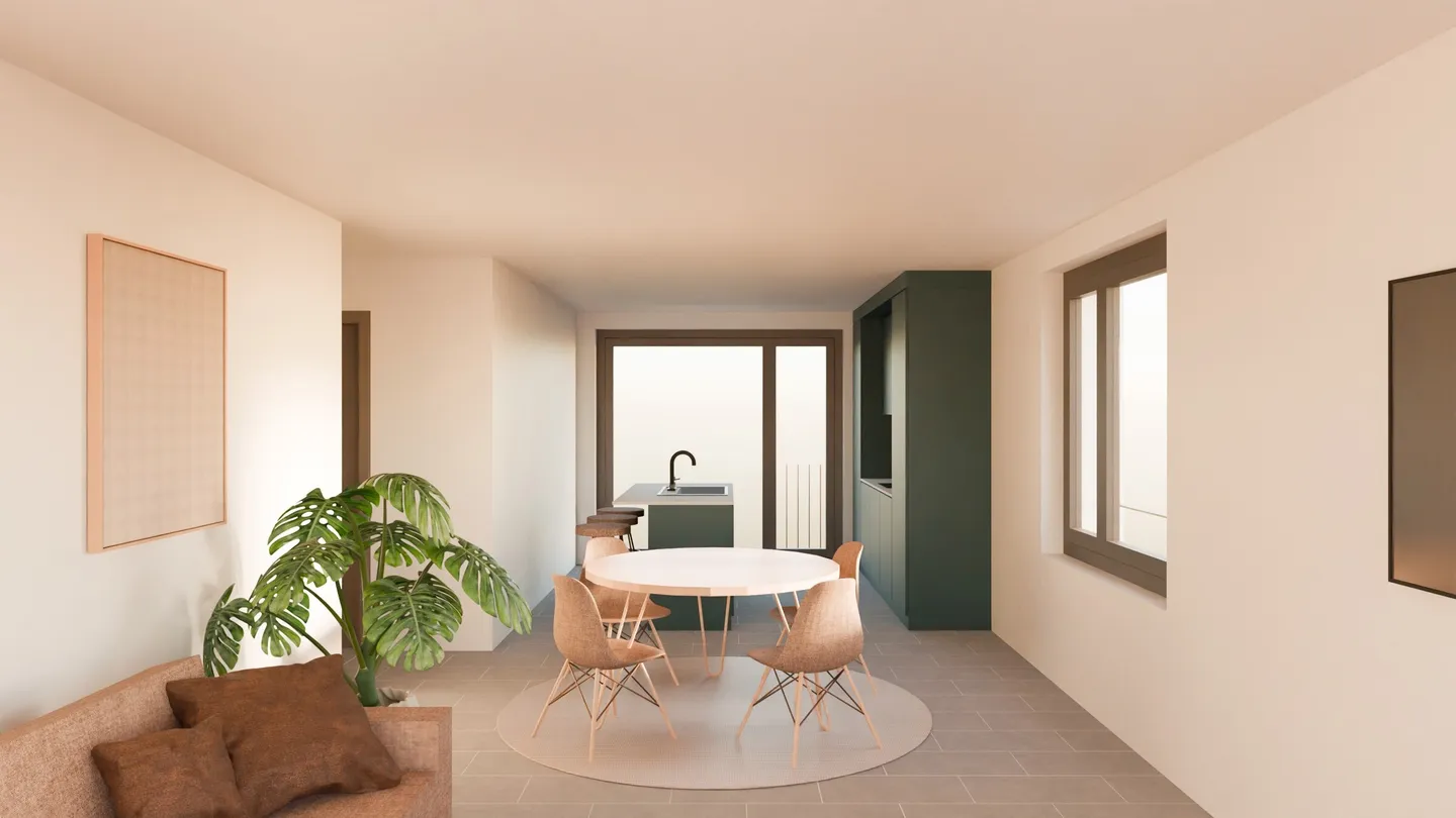 Balcon du Ciel in Nax - Hauptwohnungen vom Studio bis 4 Zimmer, derzeit im Bau, mit Fertigstellung voraussichtlich im Winter 2026/2027 - Foto 13 von 13