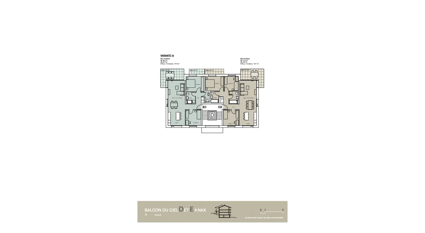 Balcon du Ciel in Nax - Hauptwohnungen vom Studio bis 4 Zimmer, Baubeginn im Frühjahr 2025 - Foto 13 von 13