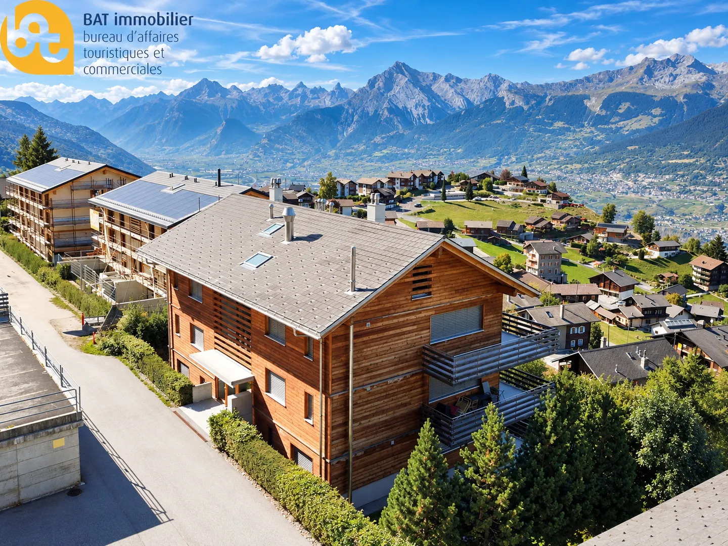 Nax - 2.5 rooms in a secondary residence with balcony and terrace - Photo 1 of 13
