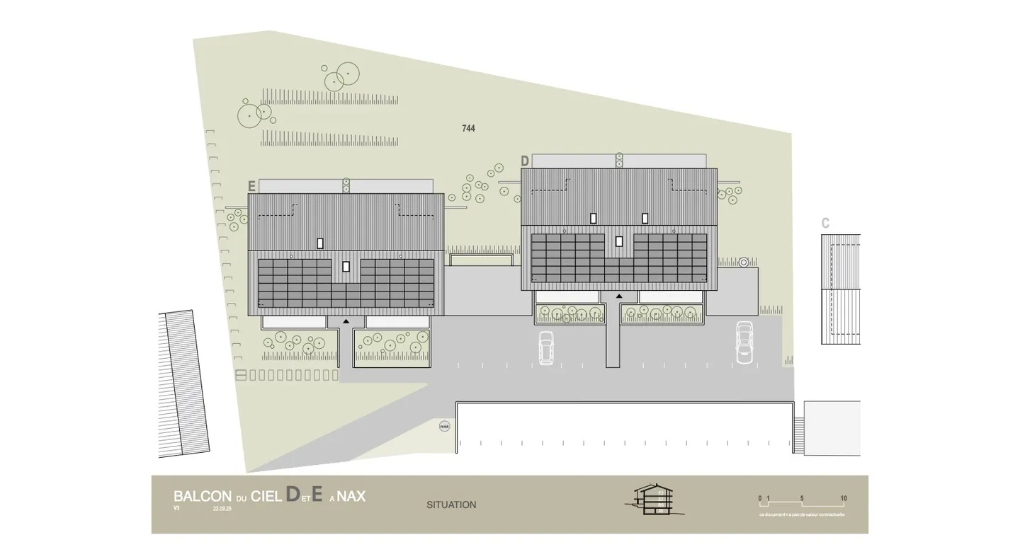 Balcon du Ciel in Nax - Hauptwohnungen vom Studio bis 4 Zimmer, Baubeginn im Frühjahr 2025 - Foto 2 von 13