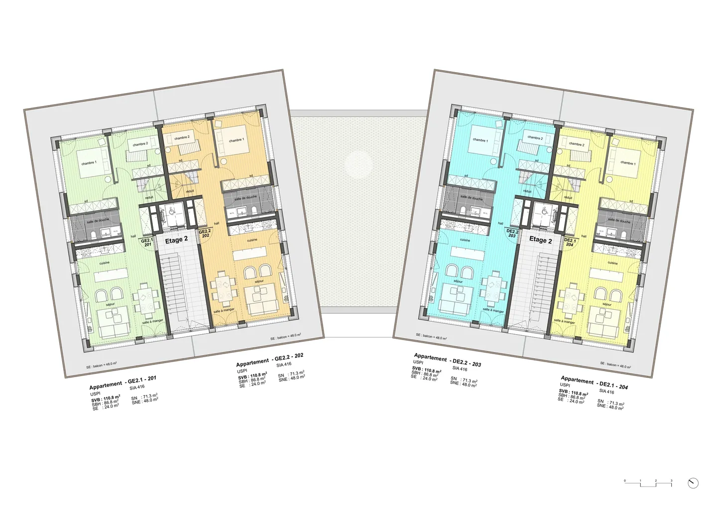 Vercorin - Echères 202 - duplex 4.5 stanze attraversante - Foto 3 di 4