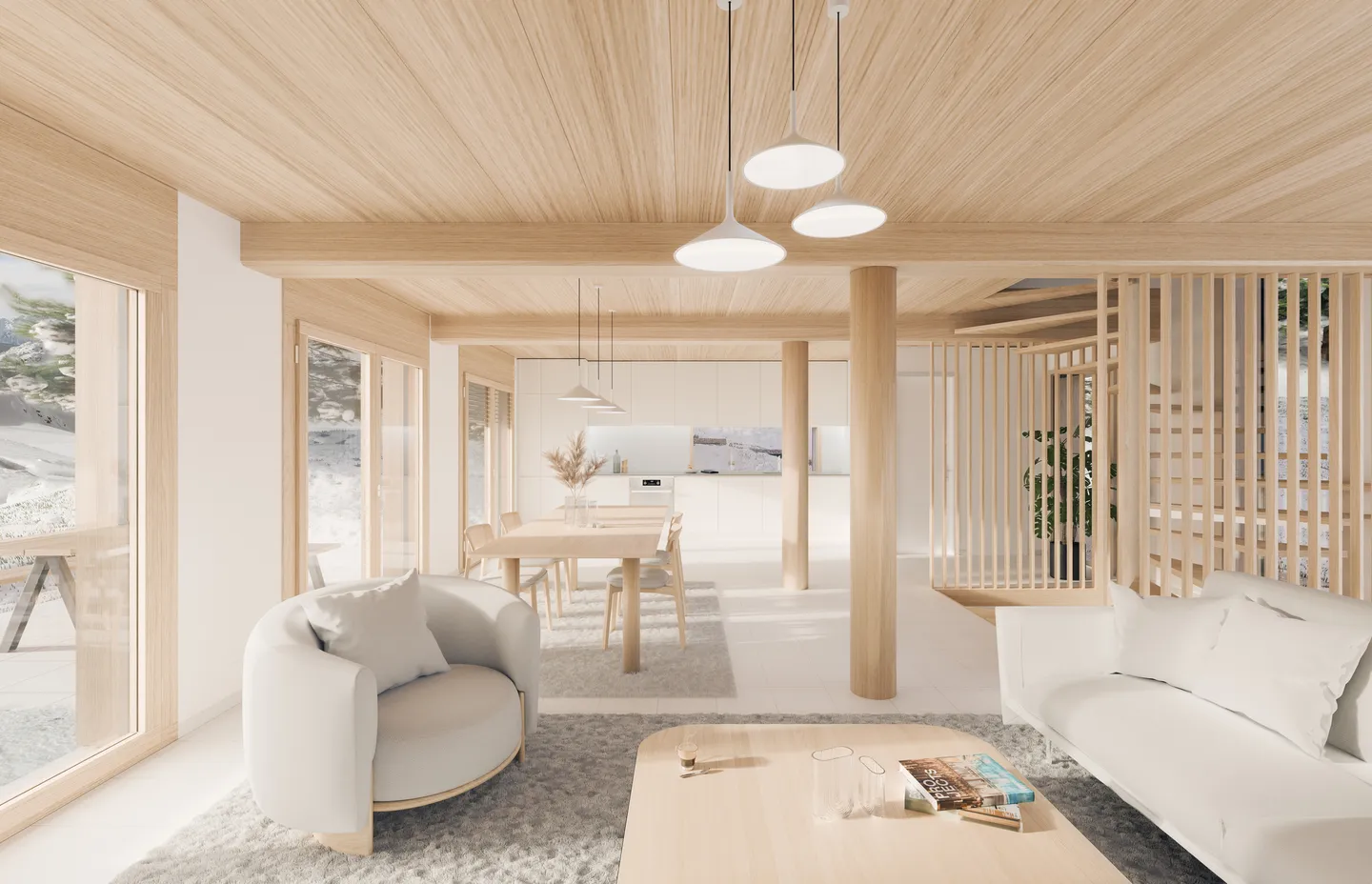 Vercorin - "Roc d'Orzival B" | Due chalet in residenza principale con garage-box - Lavori a partire da maggio 2025 - Foto 4 di 6