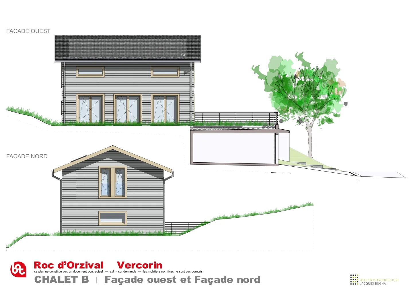 Vercorin - "Roc d'Orzival B" | Due chalet in residenza principale con garage-box - Lavori a partire da maggio 2025 - Foto 4 di 9