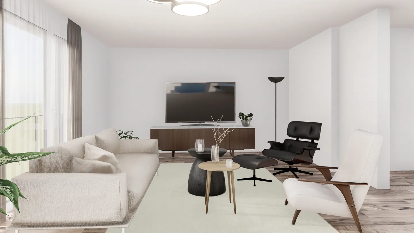 Nouvelle maison individuelle de 4,5 pièces avec vue à Ruswil à vendre - Photo 4 sur 8