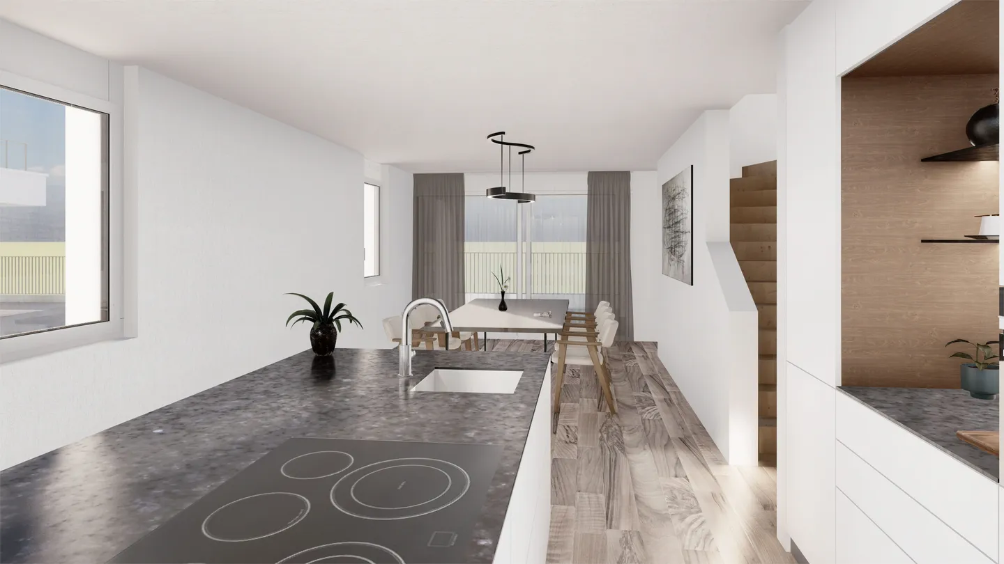 Nouvelle maison individuelle de 4,5 pièces avec vue à Ruswil à vendre - Photo 7 sur 8