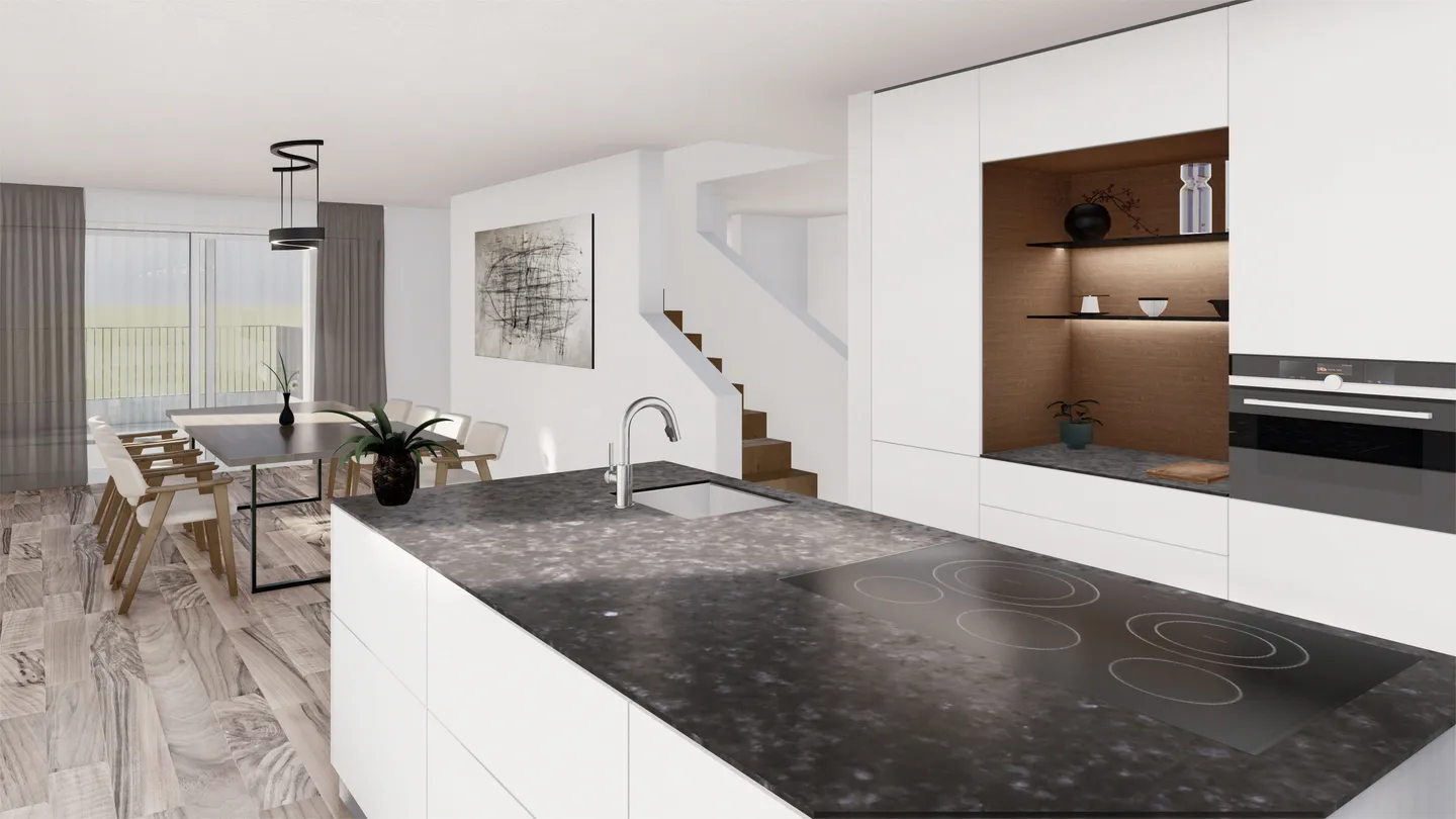 Nouvelle maison individuelle de 4,5 pièces avec vue à Ruswil à vendre - Photo 3 sur 8