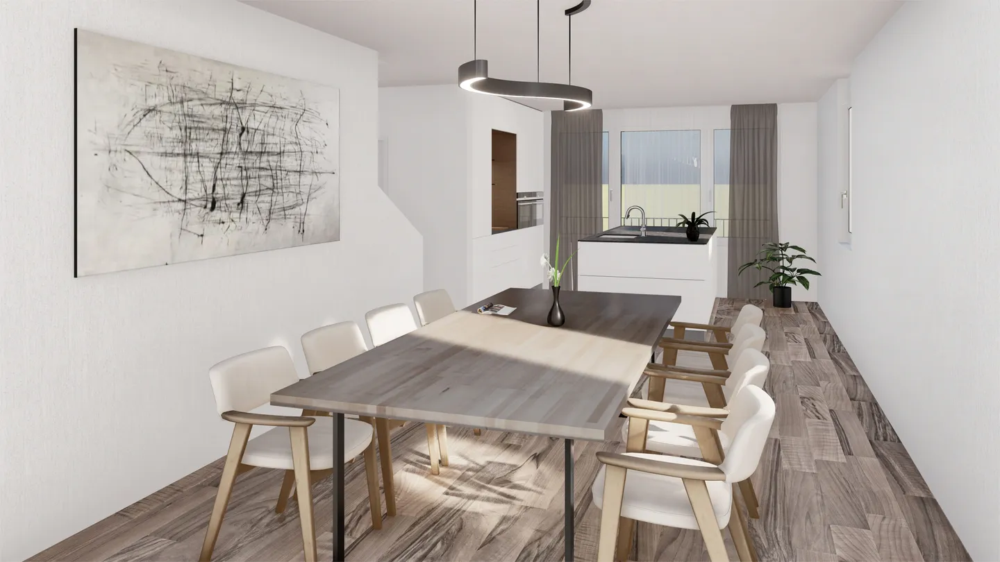 Nouvelle maison individuelle de 4,5 pièces avec vue à Ruswil à vendre - Photo 2 sur 8