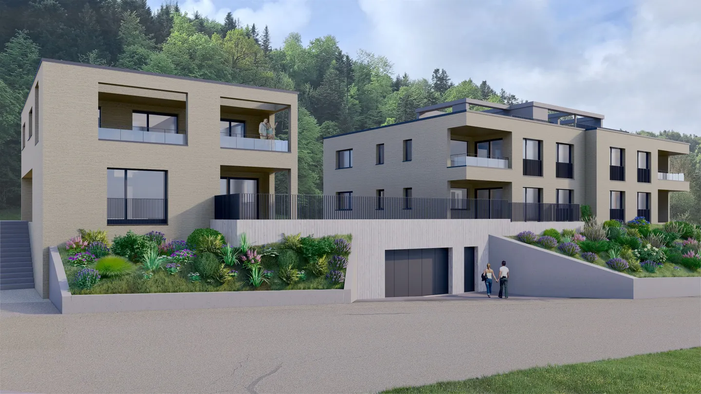 Nouvelle maison individuelle de 4,5 pièces avec vue à Ruswil à vendre - Photo 1 sur 8