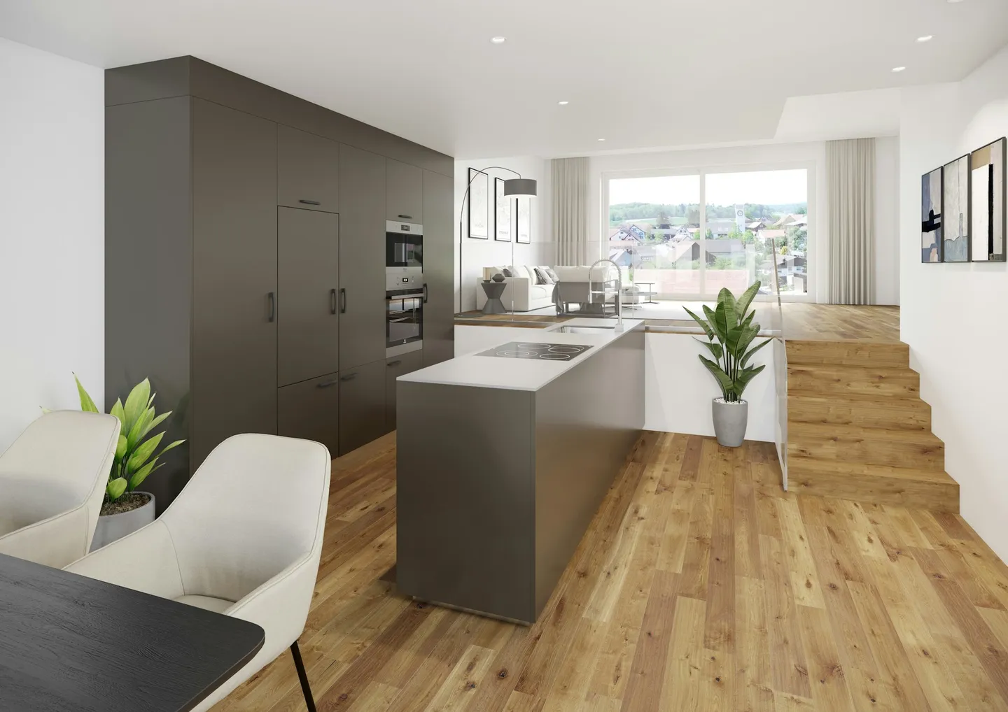 Casa a schiera con interessante piano terra a livelli sfalsati - Foto 1 di 2