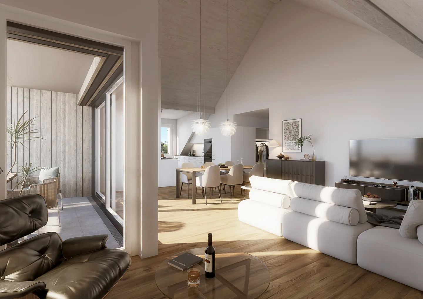 Moderne Dachwohnung für Lebensqualität - Photo 1 of 3