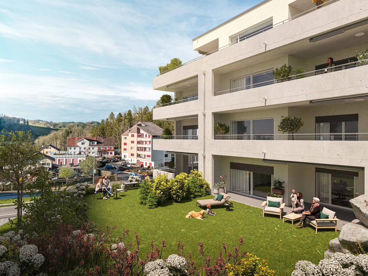 Zeitgemässes Wohnen: Neubauwohnung mit stilvollem Ambiente - Foto 1 di 9
