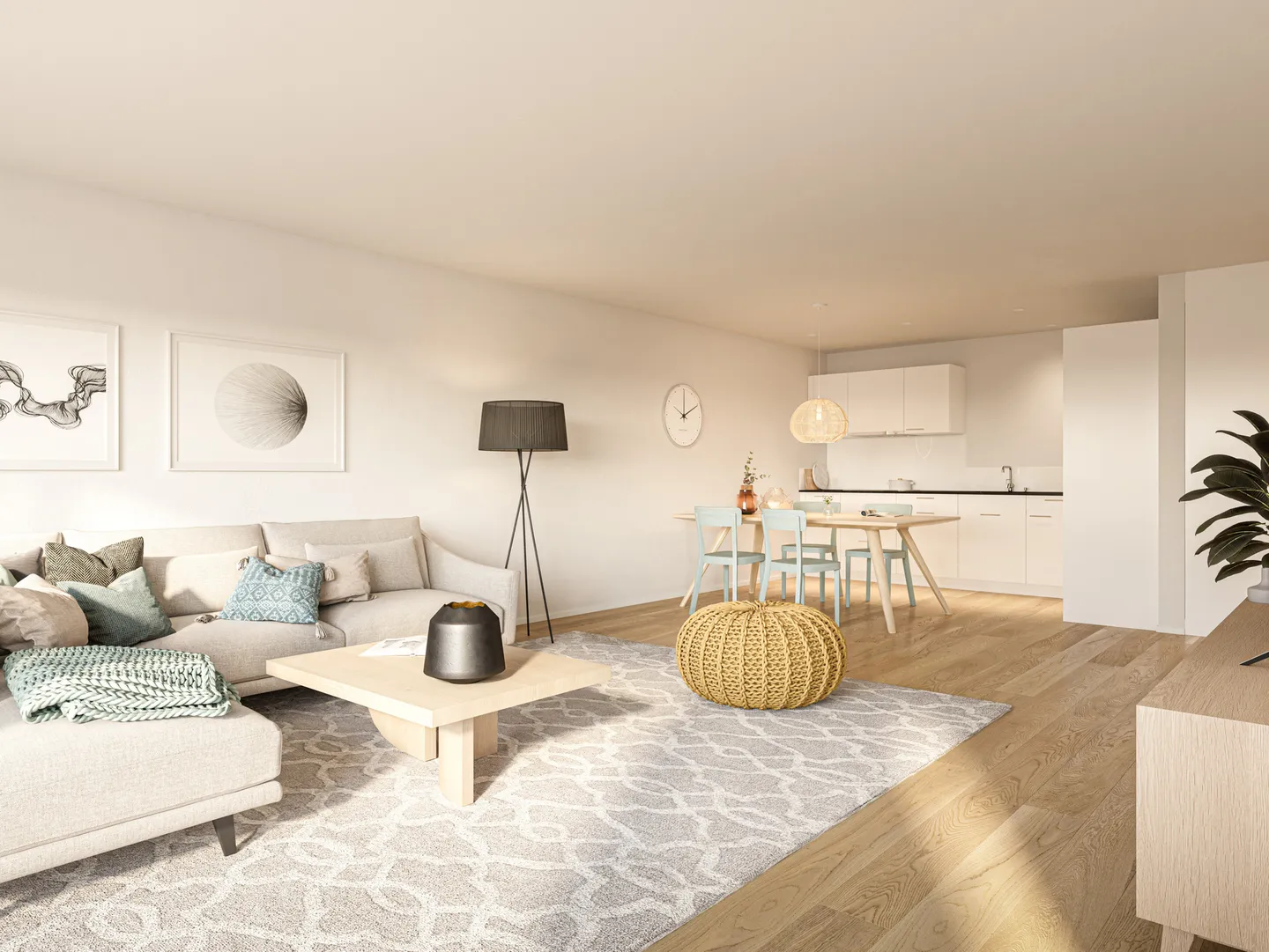 Zeitgemässes Wohnen: Neubauwohnung mit stilvollem Ambiente - Foto 2 di 9