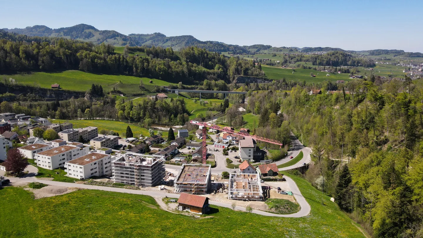 Lebensqualität auf einen Blick: Neubauwohnung mit Weitsicht ins Grüne - Photo 9 sur 9