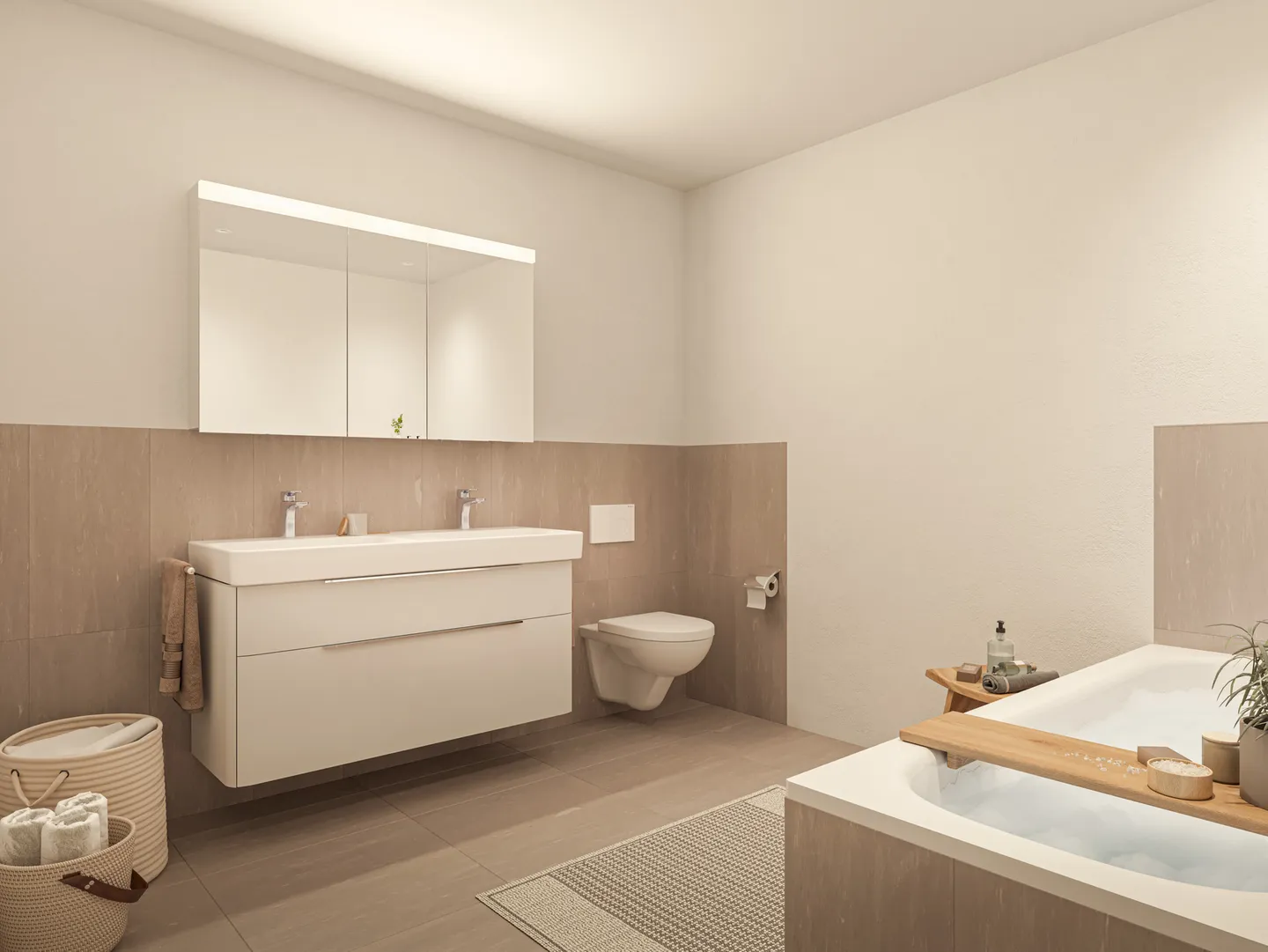 Zeitgemässes Wohnen: Neubauwohnung mit stilvollem Ambiente - Foto 7 di 9