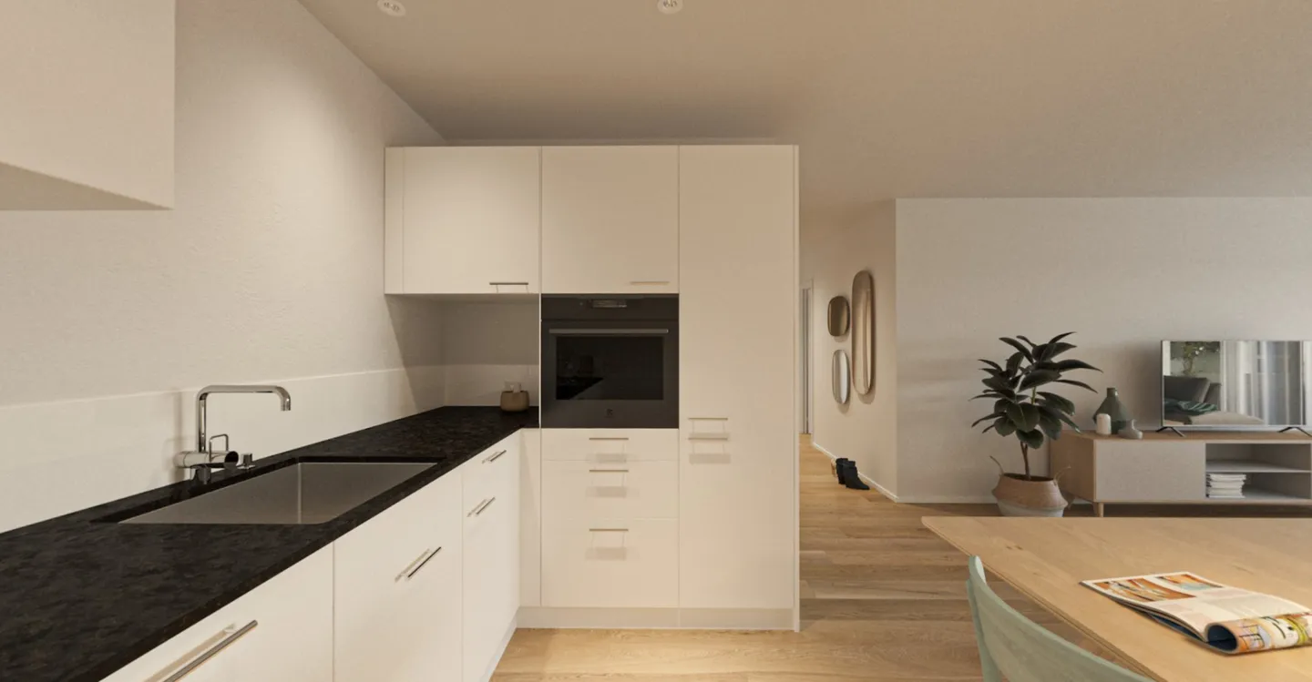 Zeitgemässes Wohnen: Neubauwohnung mit stilvollem Ambiente - Foto 3 di 9
