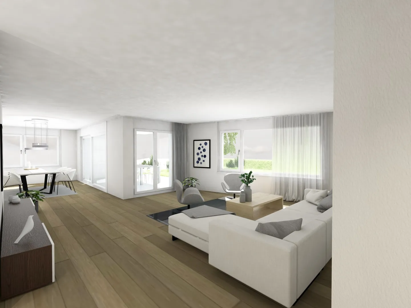 Ihre Gartenwohnung - modern und naturnah - Photo 2 of 4